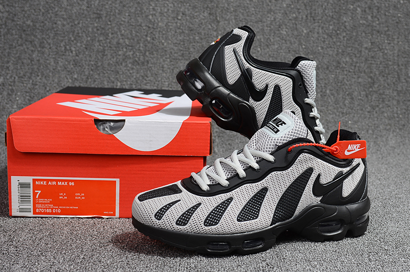 Men Nike Air Max 96 Grey Black Shoes